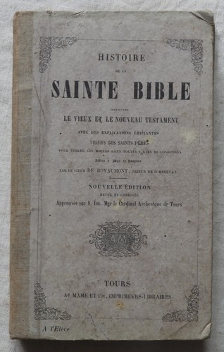 Histoire sainte bible - de,
