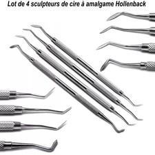 Lot de 4 sculpteurs de cire à