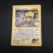 Carte Pokemon ELECTHOR DE ROCKET 15/132 Secrète Célébrations 25ans FR NEUF