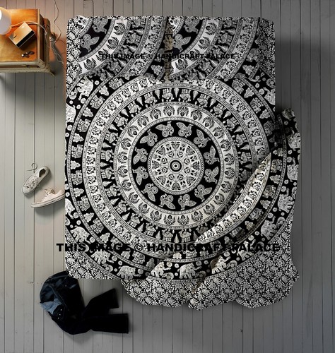 éléphant mandala indien - mandala,