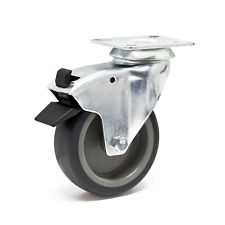 Roulette pivotante Frein 75mm 75kg Roulettes pour meubles Charge lourde