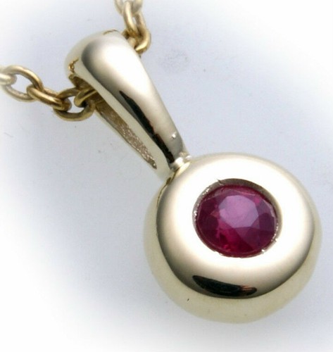 Pendentif rubis véritable - pendentif,