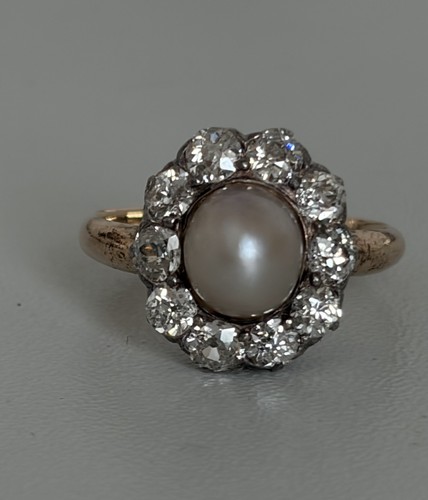 7675 bague vintage rose - 7675-,