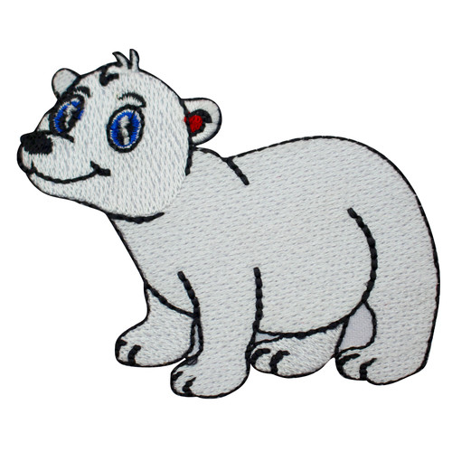 Ours polaire patch mignon - ours, cub