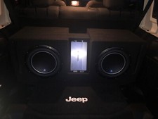 two 12inch JL Audio W6's with