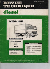 REVUE TECHNIQUE Diesel UNIC IVECO série 165-24 165 RTD camion
