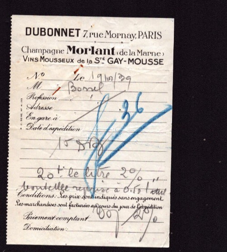 Paris champagne morlant - (iv°),