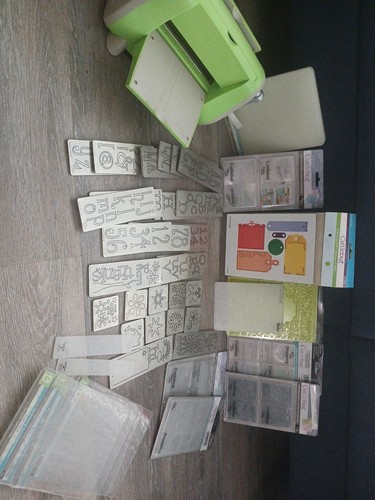 Cuttlebug die cutting - cutting, &