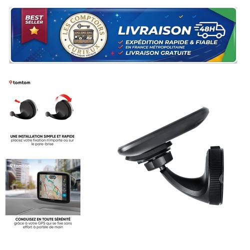 Support gps tomtom magnétique - gps,