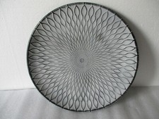 Plateau de présentation, rond en bois sculpté