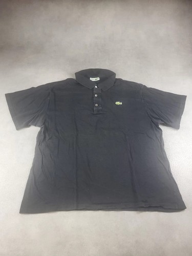 Polo lacoste vintage noir - lacoste,