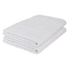 2x Blanc 160cm x 90cm Draps de