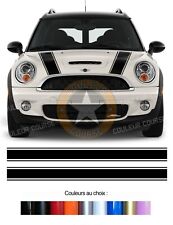 2 X BANDES CAPOT POUR MINI COOPER 110cmX12cm AUTOCOLLANT STICKER BD514-1