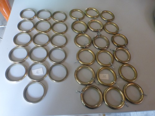Lot anneaux pour rideaux - anneaux,