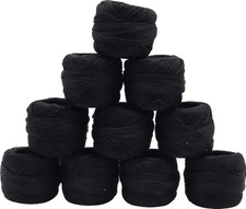 Fil à emboutir 10 x 20 m - Palette de couleurs - 100 % coton 2 noir