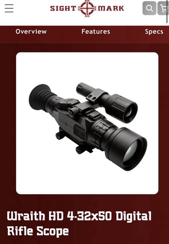 Sightmark wraith 32x50 - sightmark, 4-32x50