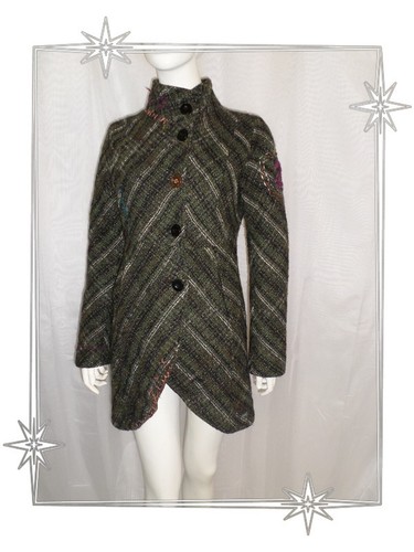 Manteau fantaisie vert - Ⓑ,