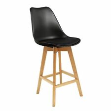 The Home Deco Factory Tabouret de bar en bois scandinave Home Factory - H. 105 