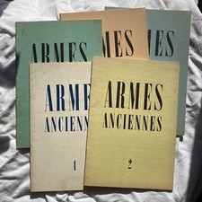 LOT REVUES ARMES ANCIENNES No 1 À 5 (1953 À 1955) IMPRIMÉ EN SUISSE.