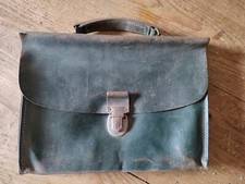 Ancien Cartable Écolier Cuir Début 20 ème  École Ancienne Serviette 