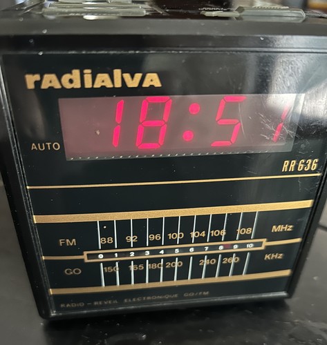 Radio réveil radialva rr636 - radio,