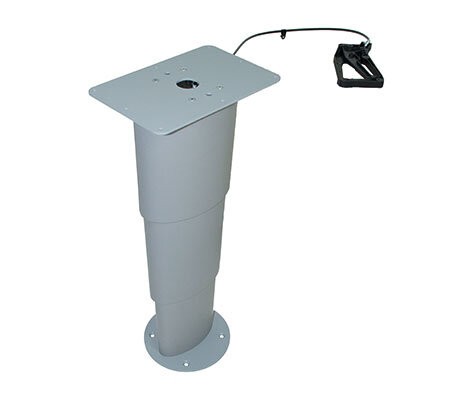 Pied table télescopique