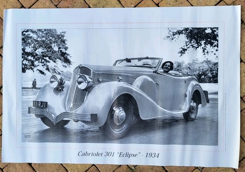 Affiche peugeot 301 eclipse - peugeot,