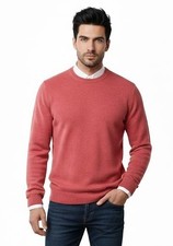 Pull homme col rond maille