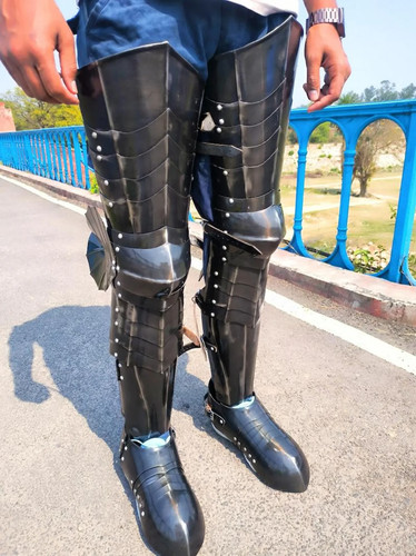 Armure jambe médiévale - médiévale,