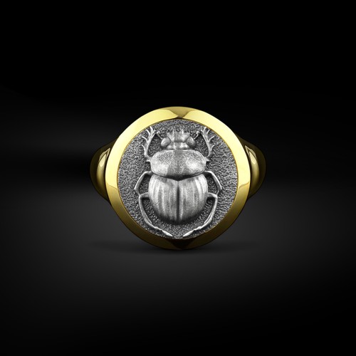 Bague chevalière ancienne