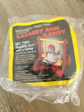 McDonald's Happy Meal Vintage 1989 Raggedy Ann Playground Swing Toy Set Two