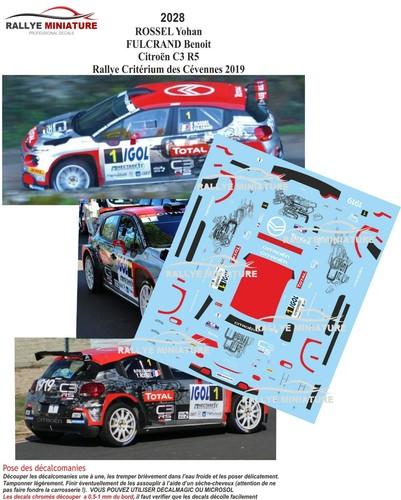 Decals ref 2028 - 1/43,