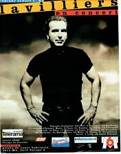 Publicité Advertising 079  1995  concert Bernard Lavilliers  tournée