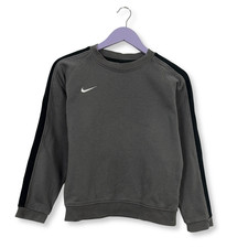 Sweat Nike Vintage Gris À Col