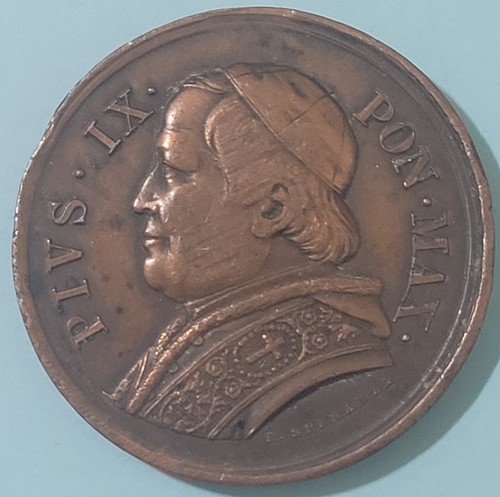 Médaille bronze vatican pape - bronze,