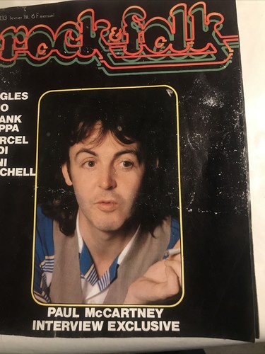 Rock and folk 133 1978 - rock,