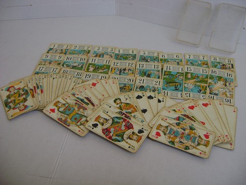 Vintage french tarot card game - card,