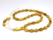 33 perles d'olive de prière islamique cadeau chapelet naturel ambre baltique ...