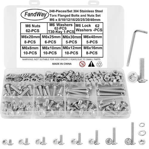 Vis torx inox - vis, tête