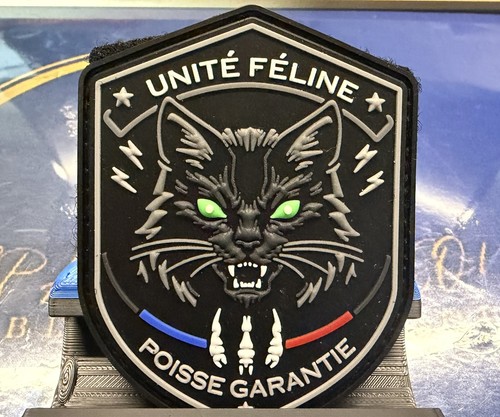 écusson chat noir unité - Écusson,