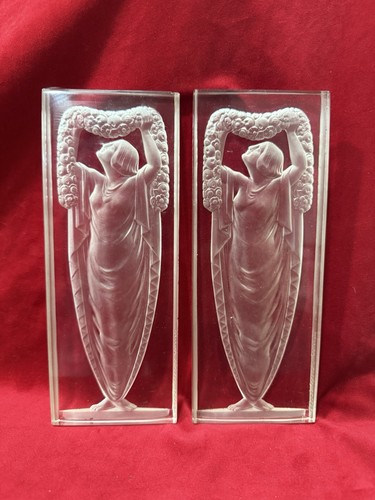 Paire plaques art deco - art,