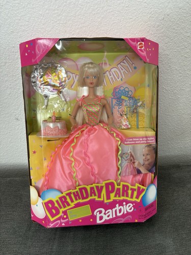 Birthday party barbie doll - birthday,