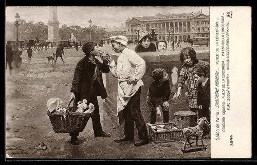 Carte postale paris place - carte,