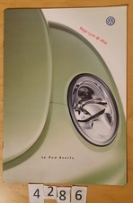 VW NEW BEETLE 1.9 tdi/ 2.0 115ch Prospectus Suisse Fr 32 pages 01/1999