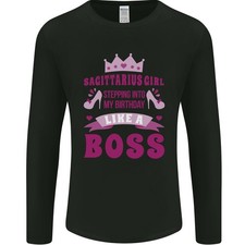 T-Shirt À Manches Longues Pour Fille Sagittaire Anniversaire 21E 30E 40E 50E