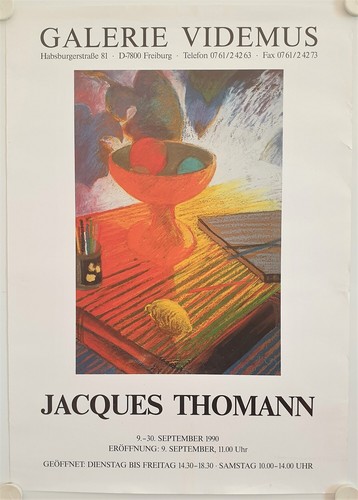 Affiche jacques thomann - affiche,