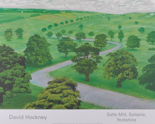 David hockney green valley - david,