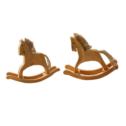 Figurine cheval bascule - à,