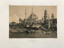 Turkey, Istanbul. Flandin, Eugene, Mosquée Sultan Selim Of Scutari.original