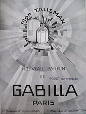 PUBLICITE GABILLA PARFUM MON
